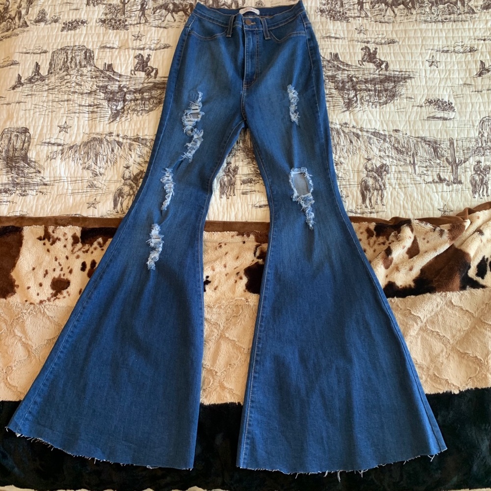 Flared Bell Bottom Jeans